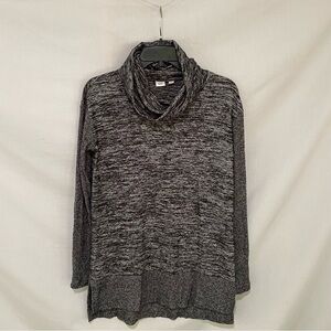 GAP Women’s Heathered Charcoal Gray Turtleneck Size XS